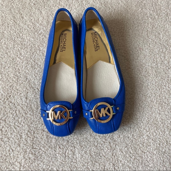 Michael Kors Royal Blue Flats - Picture 1 of 9